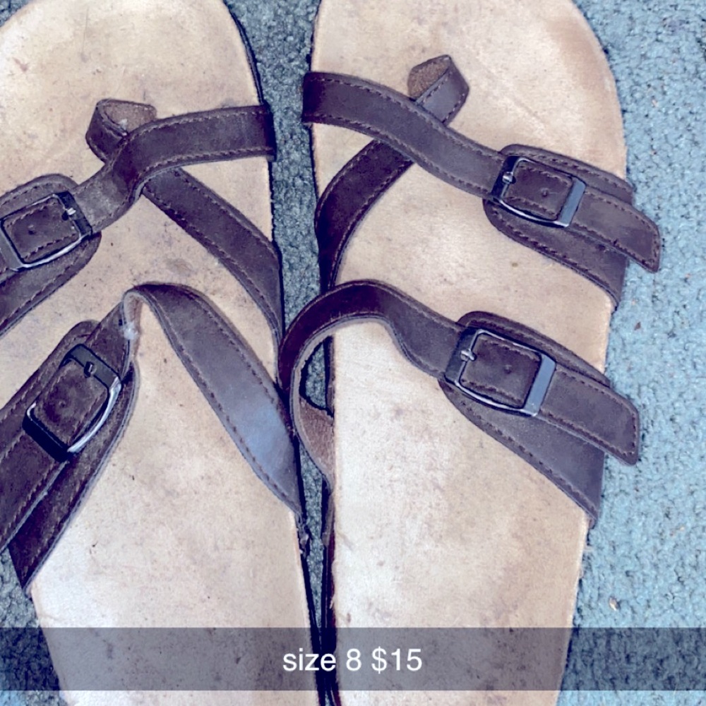 Sandals $15 plus shipping